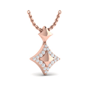 Rose gold hot sale star pendant