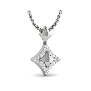 Vlora Estrella 14K Diamond Star Pendant Necklace (0.2CTW)