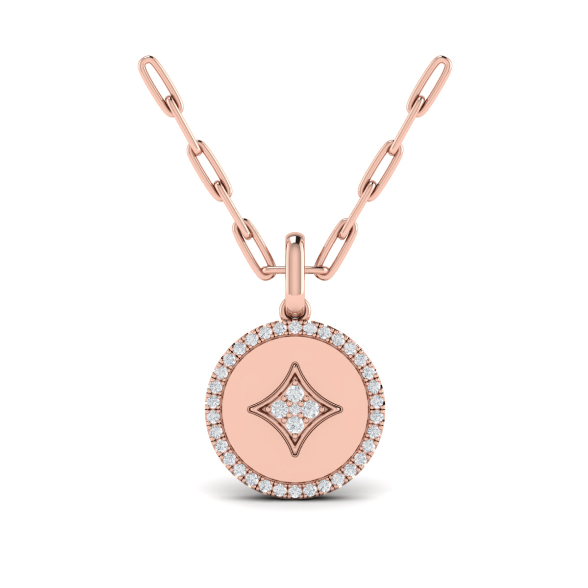 Louis Vuitton Idylle Blossom Necklace in 18k White Gold 0.2 CTW