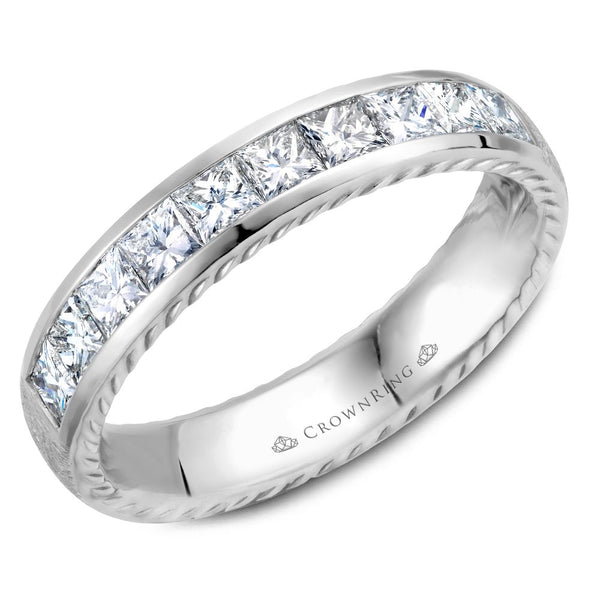 CrownRing Comfort Fit Diamond Wedding Band (1.00 CTW)