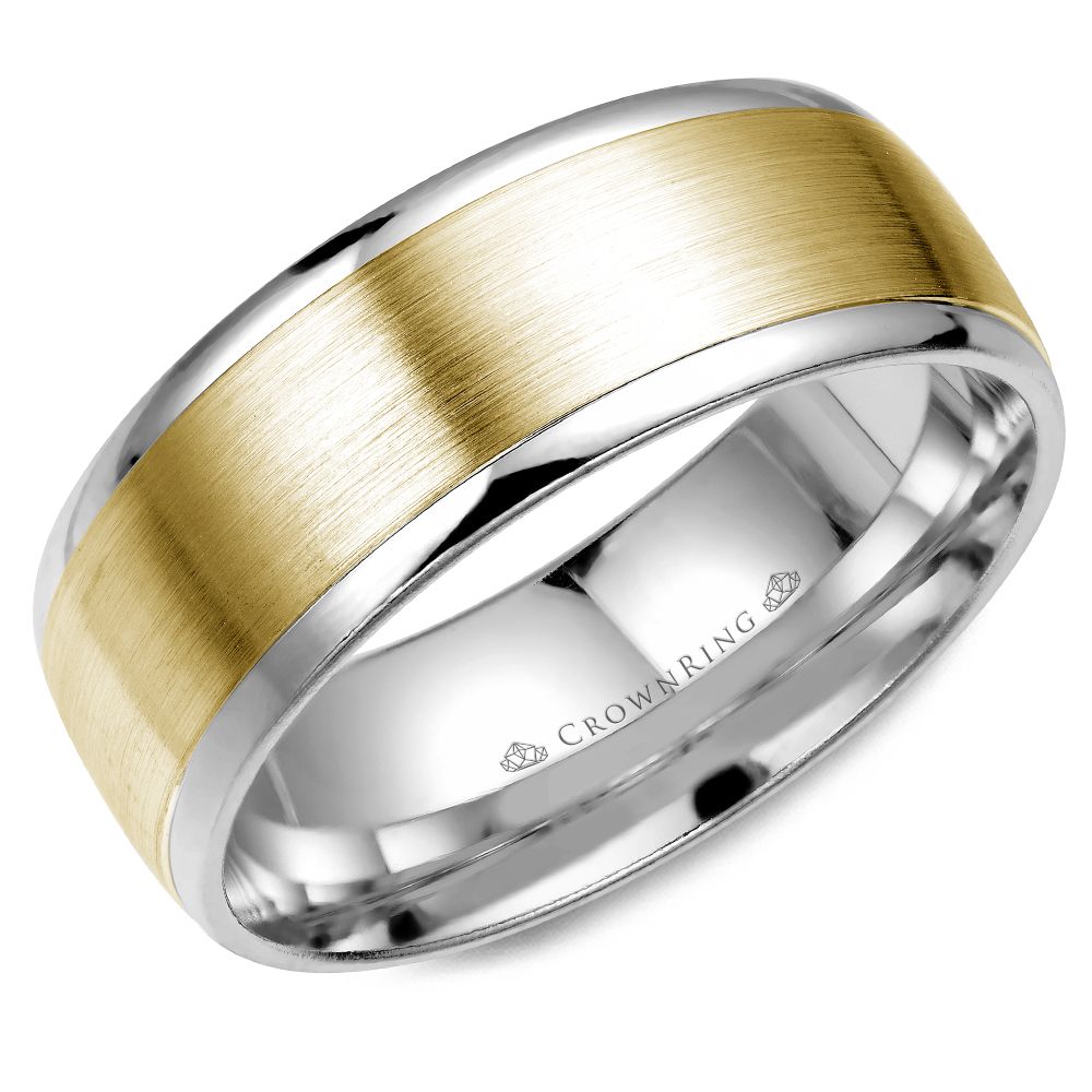 CrownRing Classic/Carved Wedding Band WB-7068