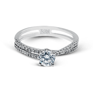 Zeghani Engagement Ring and Wedding Band Set ZR1106