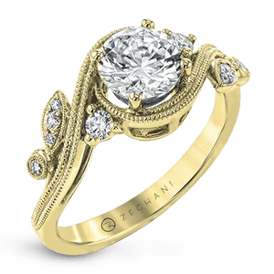 Zeghani Nature Lover Engagement Ring Setting
