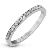 Load image into Gallery viewer, Zeghani Wedding Band ZR20PVWB WHITE 14K BAND