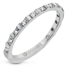 Load image into Gallery viewer, Zeghani Wedding Set ZR2117 WHITE 14K BAND