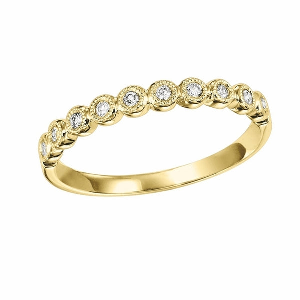 14K Yellow Gold Mixable Ring (0.12 CTW)