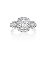 Load image into Gallery viewer, Henri Daussi Cushion Collection Diamond Ring (0.80 CTW)