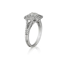 Load image into Gallery viewer, Henri Daussi Cushion Collection Diamond Ring (0.45 CTW)