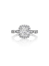 Load image into Gallery viewer, Henri Daussi Cushion Collection Diamond Ring (0.30 CTW)