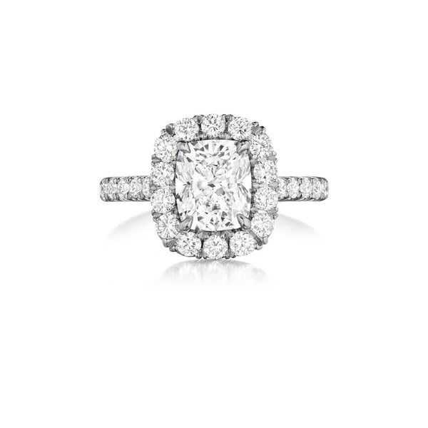 Henri Daussi Cushion Collection Diamond Ring Setting (0.70 CTW)