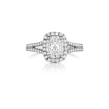 Load image into Gallery viewer, Henri Daussi Cushion Collection Diamond Ring (0.55 CTW)