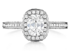Load image into Gallery viewer, Henri Daussi Cushion Collection Diamond Ring (0.7 CTW)