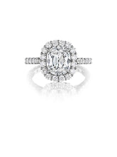 Load image into Gallery viewer, Henri Daussi Cushion Collection Diamond Ring (1.45 CTW)