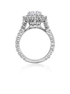 Henri Daussi Cushion Collection Diamond Ring (1.45 CTW)