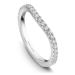 Noam Carver White Gold 3-Stone Diamond Engagement Ring (0.73 CTW)