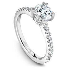 Load image into Gallery viewer, Noam Carver White Gold Diamond Solitaire Engagement Ring with Diamond Centerpiece (0.41 CTW)