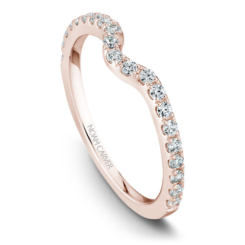 Noam Carver Rose Gold Diamond Solitaire Engagement Ring (0.41 CTW)