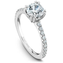 Load image into Gallery viewer, Noam Carver White Gold Double Prong Diamond Solitaire Engagement Ring (0.33 CTW)