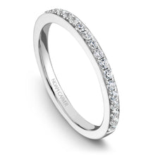 Load image into Gallery viewer, Noam Carver White Gold Channel Set Diamond Engagement Ring with Halo (0.39 CTW)