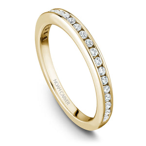 Noam Carver Yellow Gold Channel Set Diamond Engagement Ring Setting (0.51 CTW)