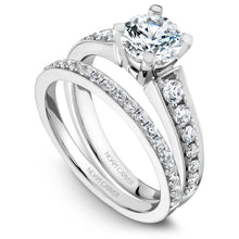 Load image into Gallery viewer, Noam Carver White Gold Channel Set Diamond Engagement Ring (0.40 CTW)