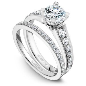 Noam Carver White Gold Channel Set Diamond Engagement Ring (0.40 CTW)