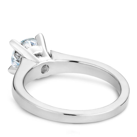 Noam Carver White Gold Engagement Ring Setting with Prongs