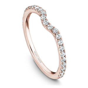 Noam Carver Rose Gold Diamond Engagement Ring with Halo (0.50 CTW)