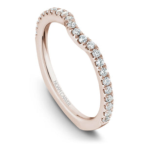 Noam Carver Rose Gold Diamond Engagement Ring (0.39 CTW)