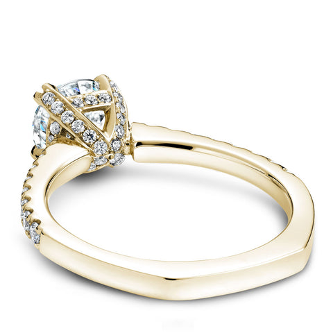 Noam Carver Yellow Gold Diamond Engagement Ring Setting (0.39 CTW)