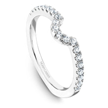 Load image into Gallery viewer, Noam Carver White Gold Diamond Engagement Ring with Oval Center Stone (0.42 CTW)