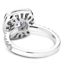 Load image into Gallery viewer, Noam Carver White Gold Diamond Engagement Ring with Channel Set Cushion Halo (0.80 CTW)