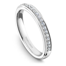 Load image into Gallery viewer, Noam Carver Floral White Gold Engagement Ring with Double Halo (0.48 CTW)