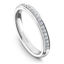 Load image into Gallery viewer, Noam Carver Floral White Gold Engagement Ring with Rose Gold Double Halo (0.48 CTW)