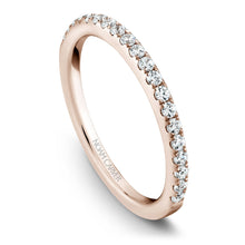 Load image into Gallery viewer, Noam Carver Rose Gold Peg Head Semi Mount Diamond Solitaire Engagement Ring (0.28 CTW)