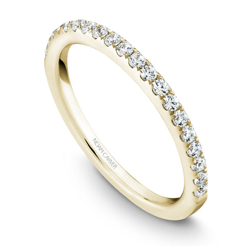 Noam Carver Yellow Gold Solitaire Engagement Ring Setting (0.28 CTW)