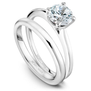 Noam Carver White Gold Solitaire Engagement Ring Setting