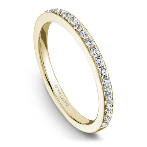 Noam Carver Yellow Gold Diamond Engagement Ring Setting  (0.16 CTW)