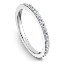 Load image into Gallery viewer, Noam Carver White Gold Diamond Engagement Ring with Oval Center Stone (0.17 CTW)