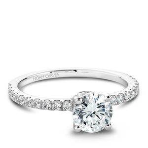 Noam Carver White Gold Diamond Engagement Ring (0.34 CTW)