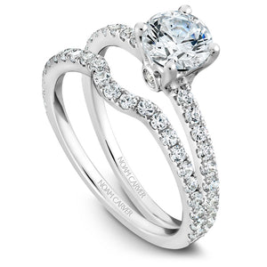 Noam Carver White Gold Diamond Engagement Ring (0.34 CTW)