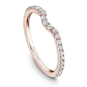 Noam Carver Rose Gold Diamond Engagement Ring (0.34 CTW)