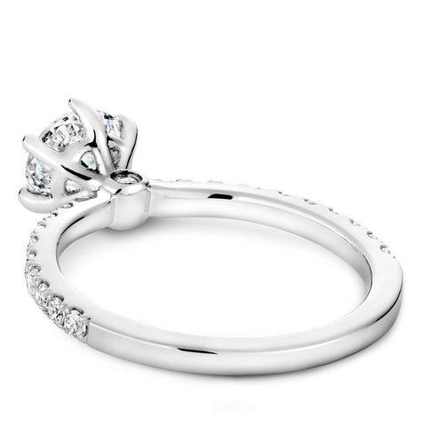 Noam Carver White Gold 6-Prong Diamond Engagement Ring (0.35 CTW)