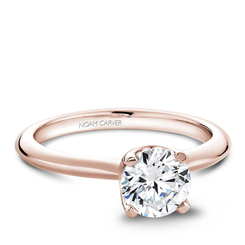 Noam Carver Rose Gold Engagement Ring Setting