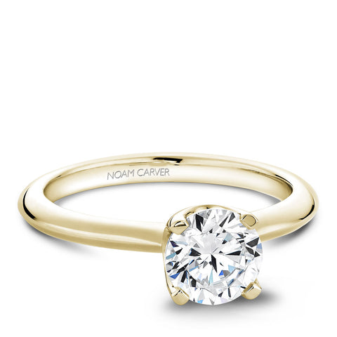 Noam Carver Yellow Gold Engagement Ring Setting