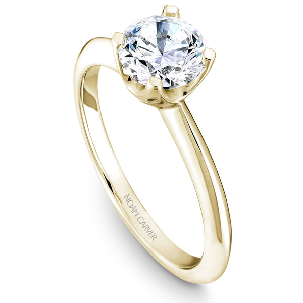 Noam Carver Yellow Gold Engagement Ring Setting