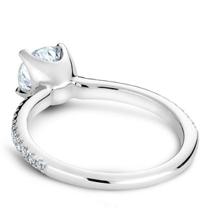 Noam Carver White Gold Diamond Engagement Ring Setting (0.16 CTW)