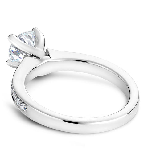 Noam Carver White Gold Channel Set Engagement Ring (0.22 CTW)