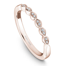 Load image into Gallery viewer, Noam Carver Rose Gold Square Halo Diamond Engagement Ring (0.15 CTW)