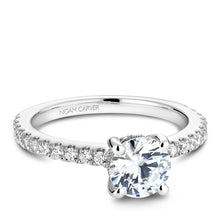 Load image into Gallery viewer, Noam Carver White Gold Diamond Engagement Ring (0.39 CTW)